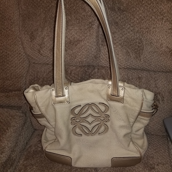 COPY - Loewe Large Canvas & Leather Tote "Authentic" - Picture 11 of 11